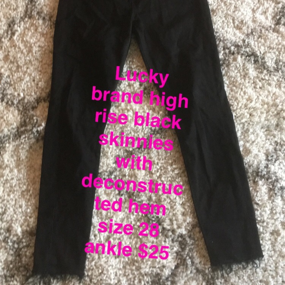 Lucky brand black skinny